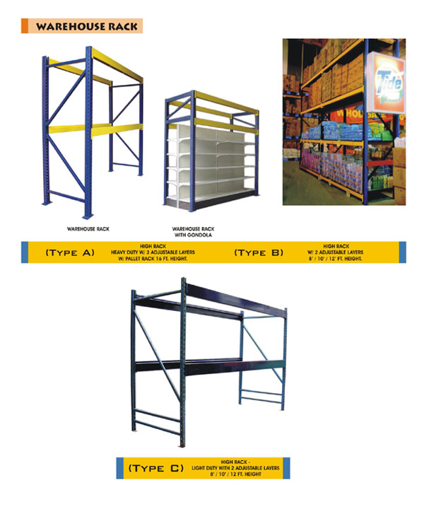 Warehouse Rack (Type A / B / C)